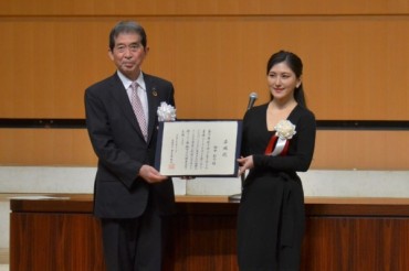 舞鶴市文化親善大使委嘱式～ソプラノ歌手・田中彩子さん