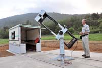 星空の魅力を伝えたい 舞鶴天文同好会が天体望遠鏡を設置 自然文化園観察フィールドに【舞鶴】