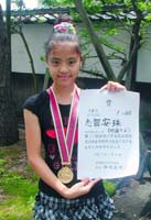明倫小6年・志賀さん、自己新マークし府予選1位 女子走り高跳びで全国小学生陸上交流大会へ【舞鶴】