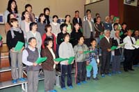 若浦中　創立30周年 地域の絆　合唱で表現 11月4日式典　ＯＢらが披露【舞鶴】