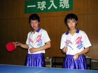 一条クの有本・雲丹亀選手、卓球で友好と交流 8月、舞鶴市代表として北京の中学生交歓大会へ　【舞鶴のニュース】