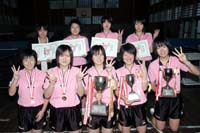 日星高卓球部が府大会で3冠、近畿大会へ 団体・ダブルス・シングルで優勝【舞鶴】