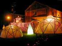 「赤煉瓦ライトアートin舞鶴2008」 12月1日~同25日の 夜間、竹ドームなどの光で演出【舞鶴】