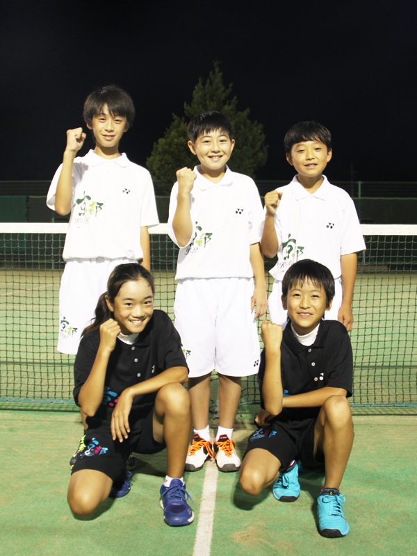 舞鶴ひまわりテニスクラブ<br>５選手が全国大会に<br>8月5日～８日千葉県で開催