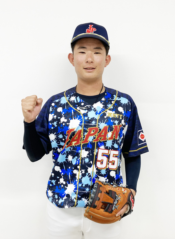 夢の日本代表に<br>本市出身・神野さん（20）軟式野球日本代表に選出